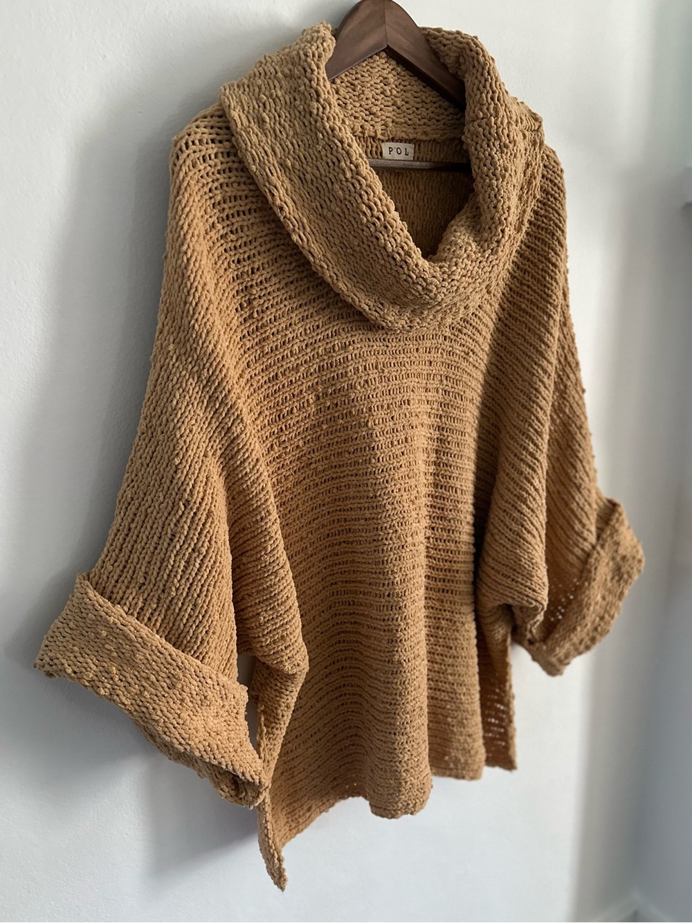 POL Oversized Cowl Neck Sweater – Size Small